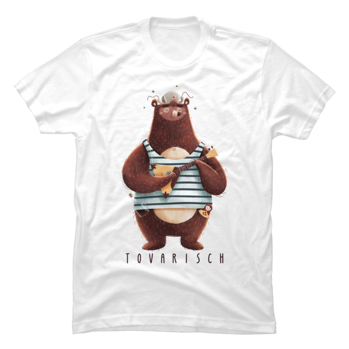 russian bear t shirt